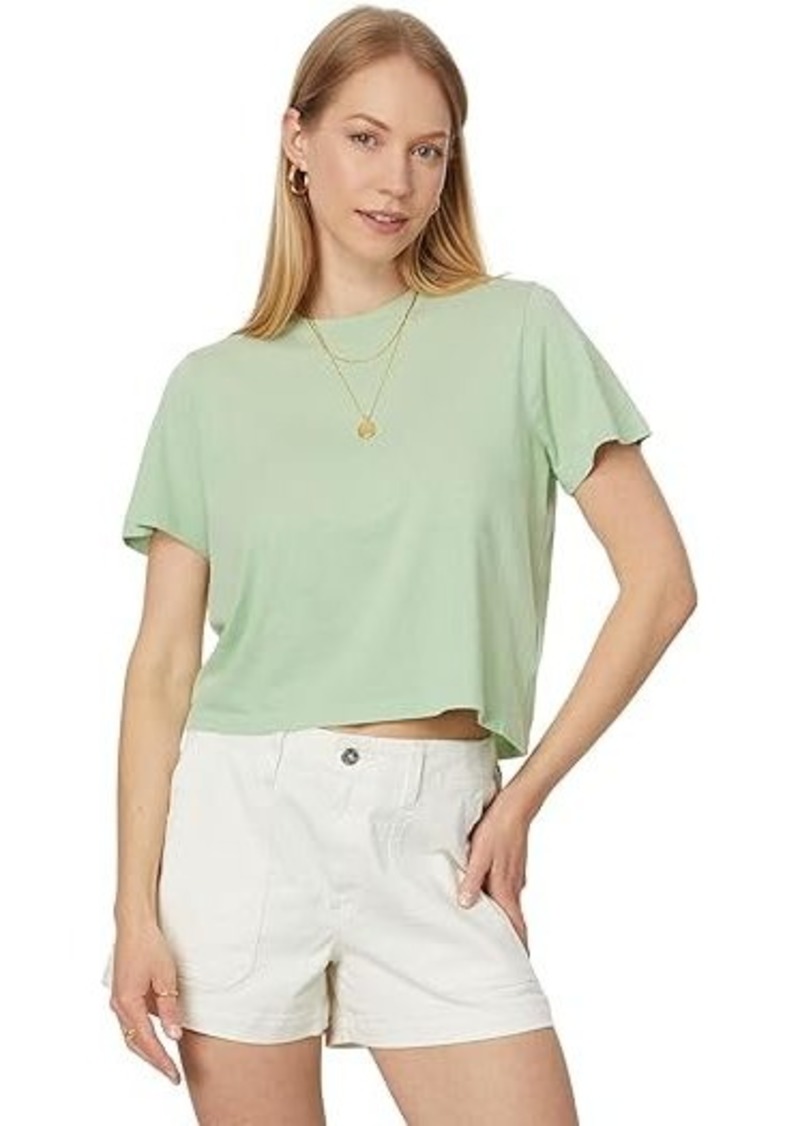 Madewell Softfade Cotton Boxy-Crop Tee