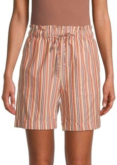 Madewell Striped Paperbag Shorts