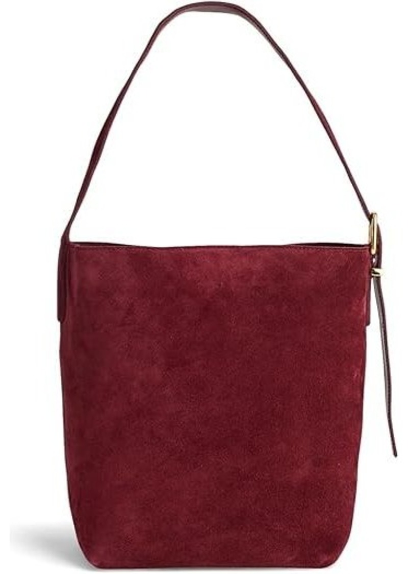 Madewell Suede Medium Essentials Bucket Tote