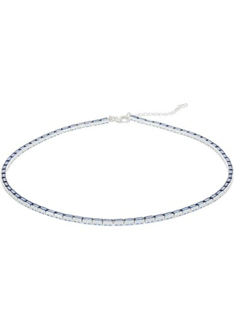 Madewell Tennis Collection Baguette Crystal Necklace