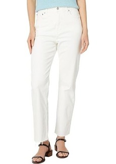 Madewell The '90s Straight Crop Jean in Tile White