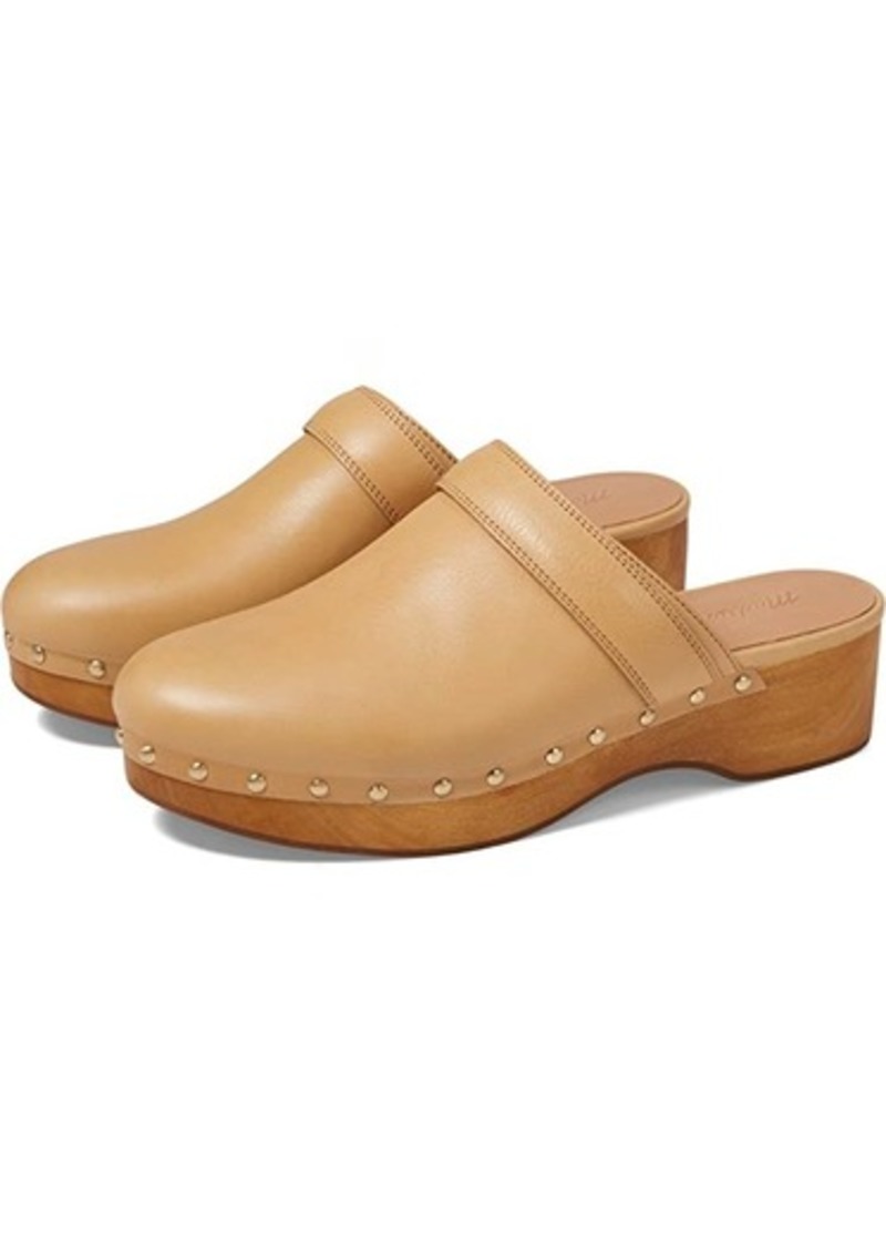 Madewell The Cecily Clog in Oiled Leather