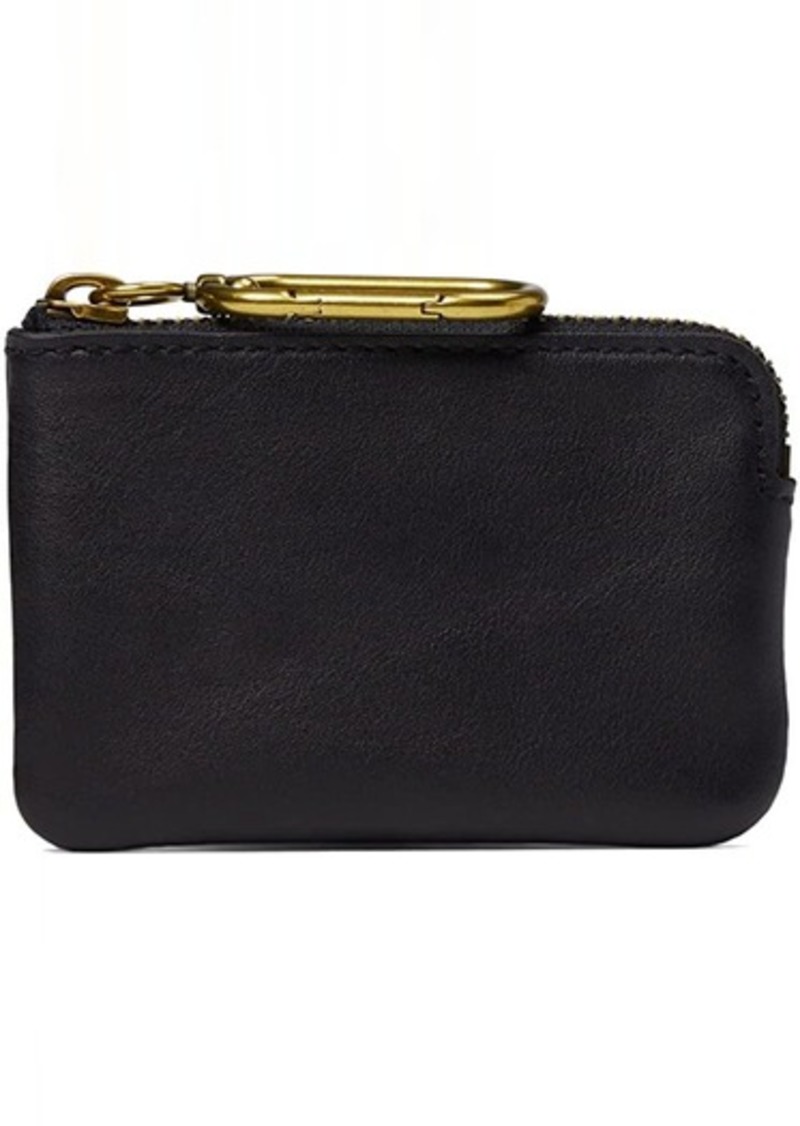 Madewell The Leather Carabiner Mini Pouch