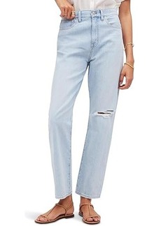 Madewell The Perfect Summer '90s Straight Crop Jean in Fitzgerald Wash