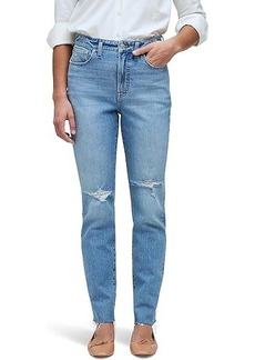 Madewell The Perfect Vintage Crop Jean in Liland Wash: Raw-Hem Edition