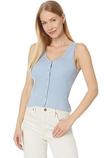 Madewell The Signature Knit Button-Front Sweater Tank
