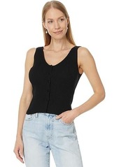 Madewell The Signature Knit Button-Front Sweater Tank