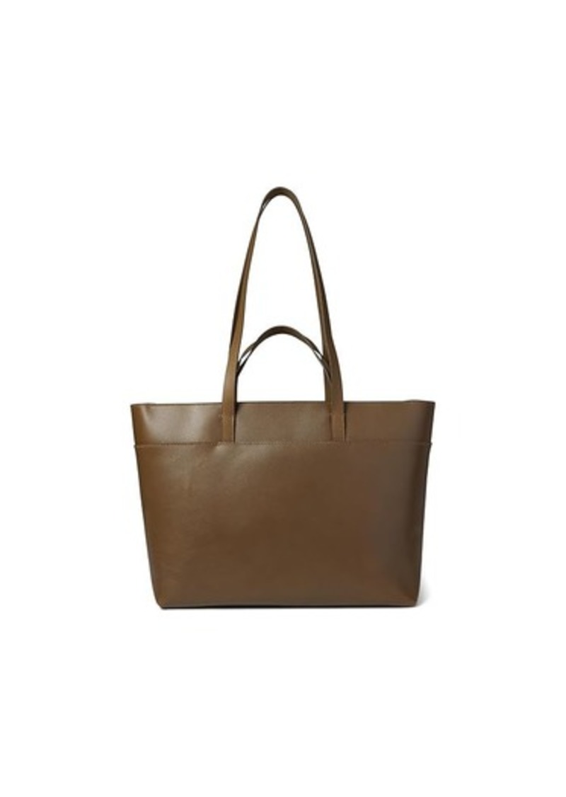 Madewell The Zip-Top Essential Tote in Leather