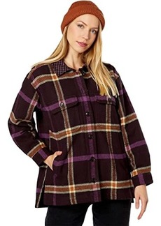 Madewell Tilda Shirt Jacket - Heavyweight Flannel Twill Windowpane
