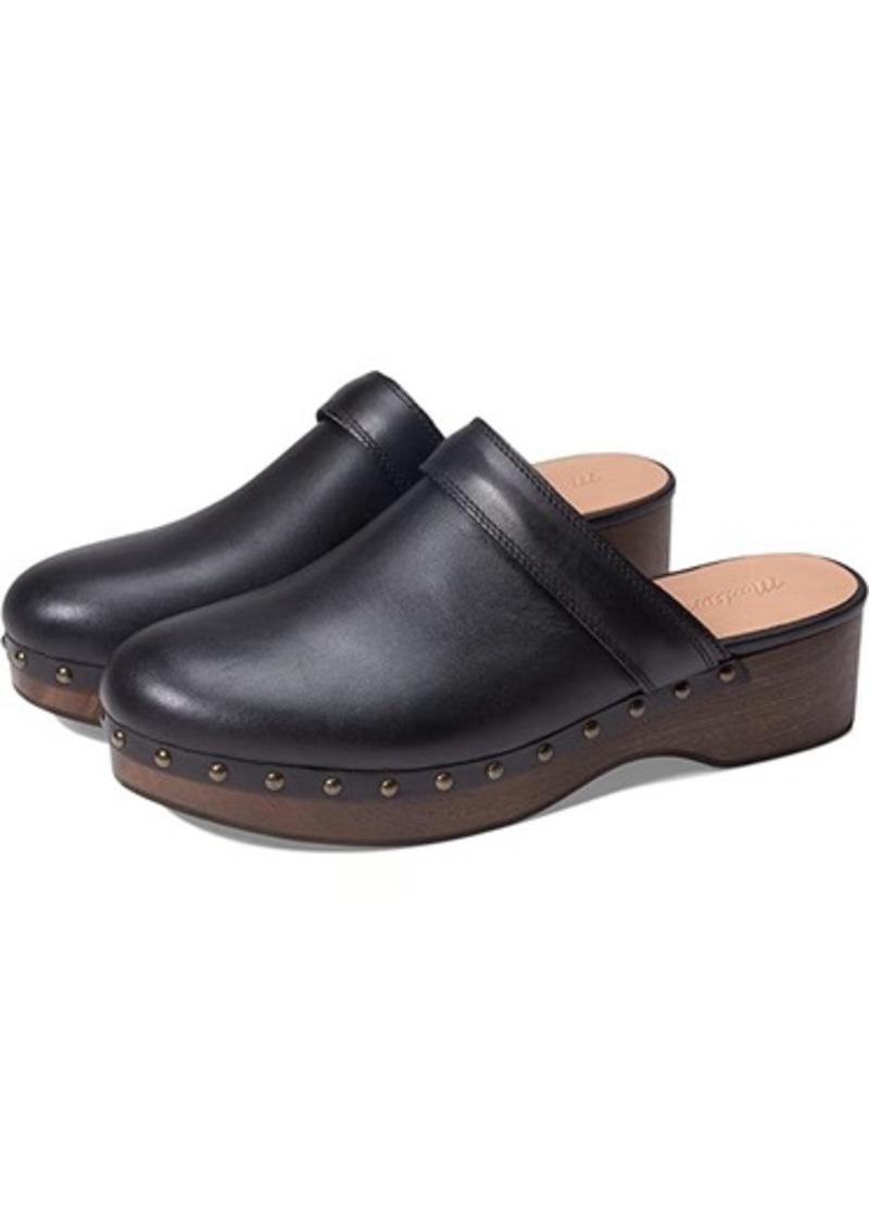 Madewell The Cecily Clog in Oiled Leather