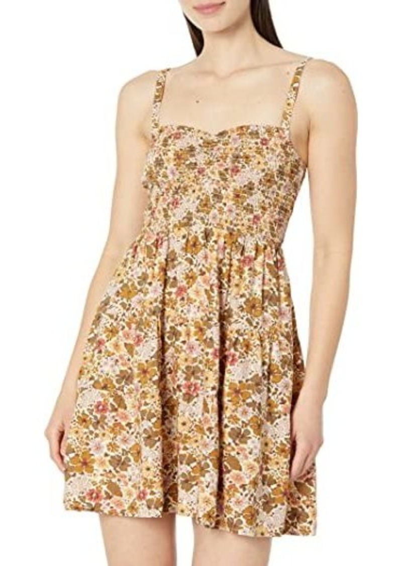 Madewell Tucker Tie Strap Lucie Mini Dress - Print