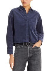 Madewell Womens Corduroy Button-Down Top