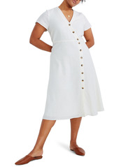 Women's Madewell Button Midi Dress