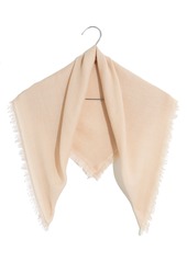 Madewell Cashmere Bandana Scarf in Dusty Blush at Nordstrom