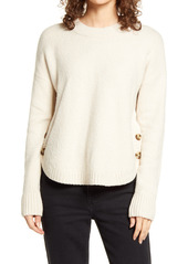 Women's Madewell Demi Side Button Sweater