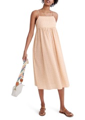 Madewell Floral Print Cami Tie Strap Sundress