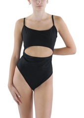 Madewell Womens Solid Recycled Polyester One-Piece Swimsuit