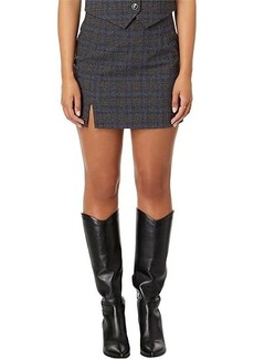 Madewell Wool-Blend Mini Skirt in Plaid