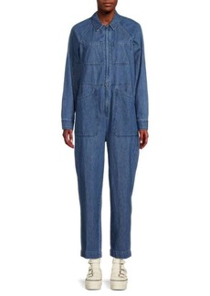 Madewell Zip Front Denim Coverall