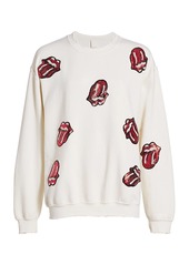 Madeworn Rolling Stones Sequined Sweatshirt