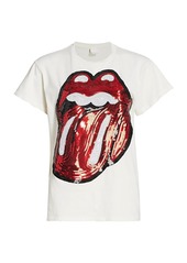 Madeworn Sequin Rolling Stones T-Shirt