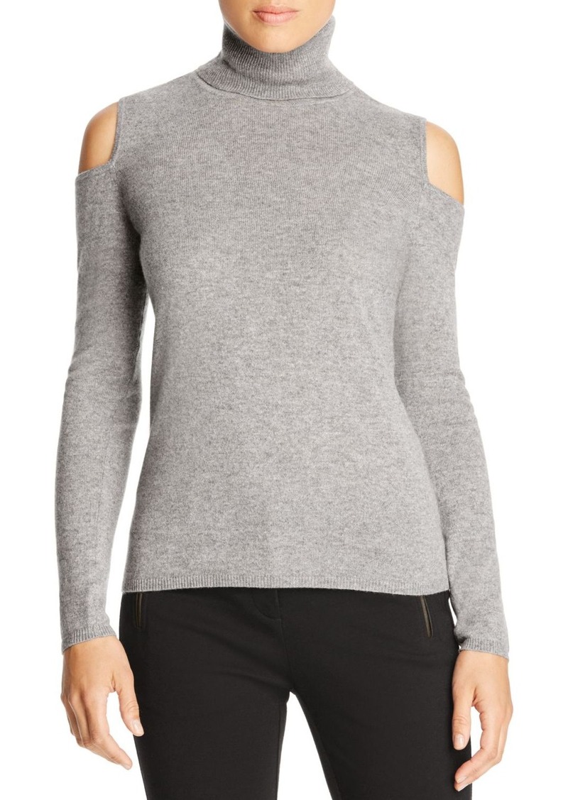 Magaschoni Magaschoni Cold Shoulder Cashmere Turtleneck Sweater | Sweaters