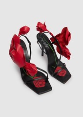 Magda Butrym 105mm Leather Flower Sandals