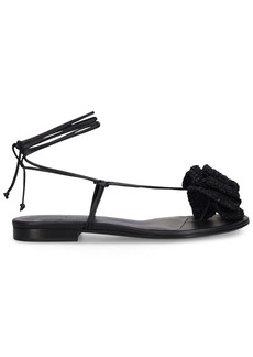 Magda Butrym 10mm Leather Flat Sandals