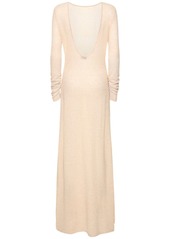 Magda Butrym Alpaca Blend Knit Long Dress