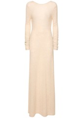 Magda Butrym Alpaca Blend Knit Long Dress