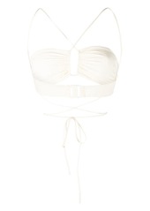 Magda Butrym criss-cross bandeau top