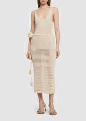 Magda Butrym Crocheted Cotton Blend Skirt
