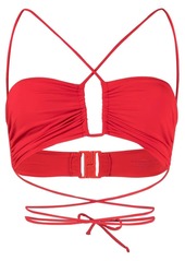 Magda Butrym cross-strap bikini top