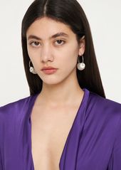 Magda Butrym Crystal Hoop Earrings