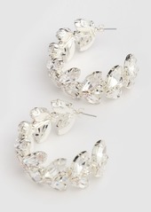 Magda Butrym Crystal Hoop Earrings