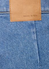 Magda Butrym Denim Straight Cropped Jeans