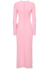 Magda Butrym Draped Jersey Long Dress