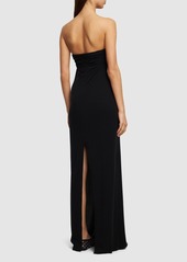 Magda Butrym Draped Jersey Long Dress