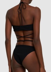 Magda Butrym Jersey Halter Bikini Top