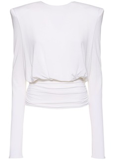 Magda Butrym Jersey Long Sleeve Top