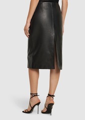 Magda Butrym Leather Pencil Skirt