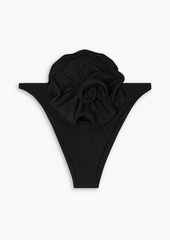 Magda Butrym - Appliquéd high-rise bikini briefs - Black - FR 34