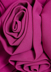 Magda Butrym - Cropped floral-appliquéd stretch-jersey top - Purple - FR 34
