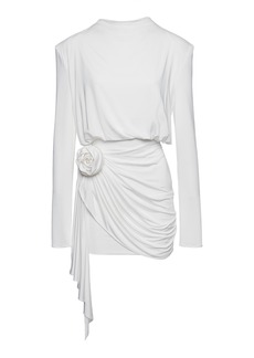 Magda Butrym - Draped Mini Dress - White - FR 34 - Moda Operandi