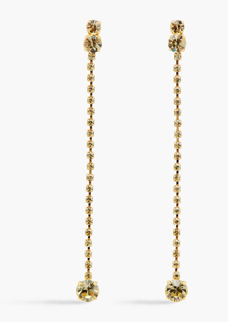 Magda Butrym - Gold-plated crystal earrings - Metallic - OneSize