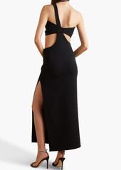 Magda Butrym - One-shoulder cutout crepe maxi dress - Black - FR 36