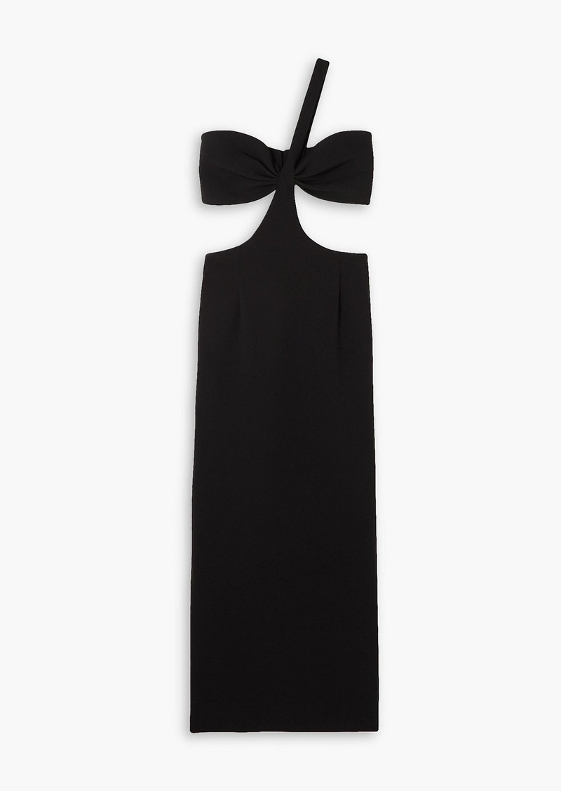 Magda Butrym - One-shoulder cutout crepe maxi dress - Black - FR 36