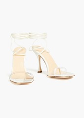 Magda Butrym - PVC-trimmed satin sandals - White - EU 35