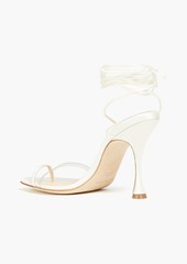 Magda Butrym - PVC-trimmed satin sandals - White - EU 35