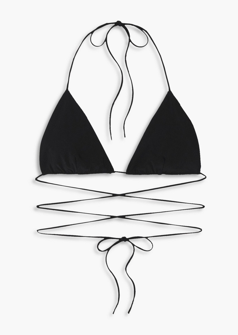 Magda Butrym - Triangle bikini top - Black - FR 40